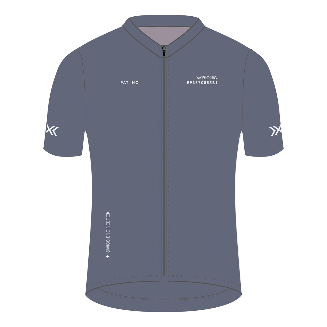 X-BIONIC Women CoreFusion Ride Jersey SH SL slate blau