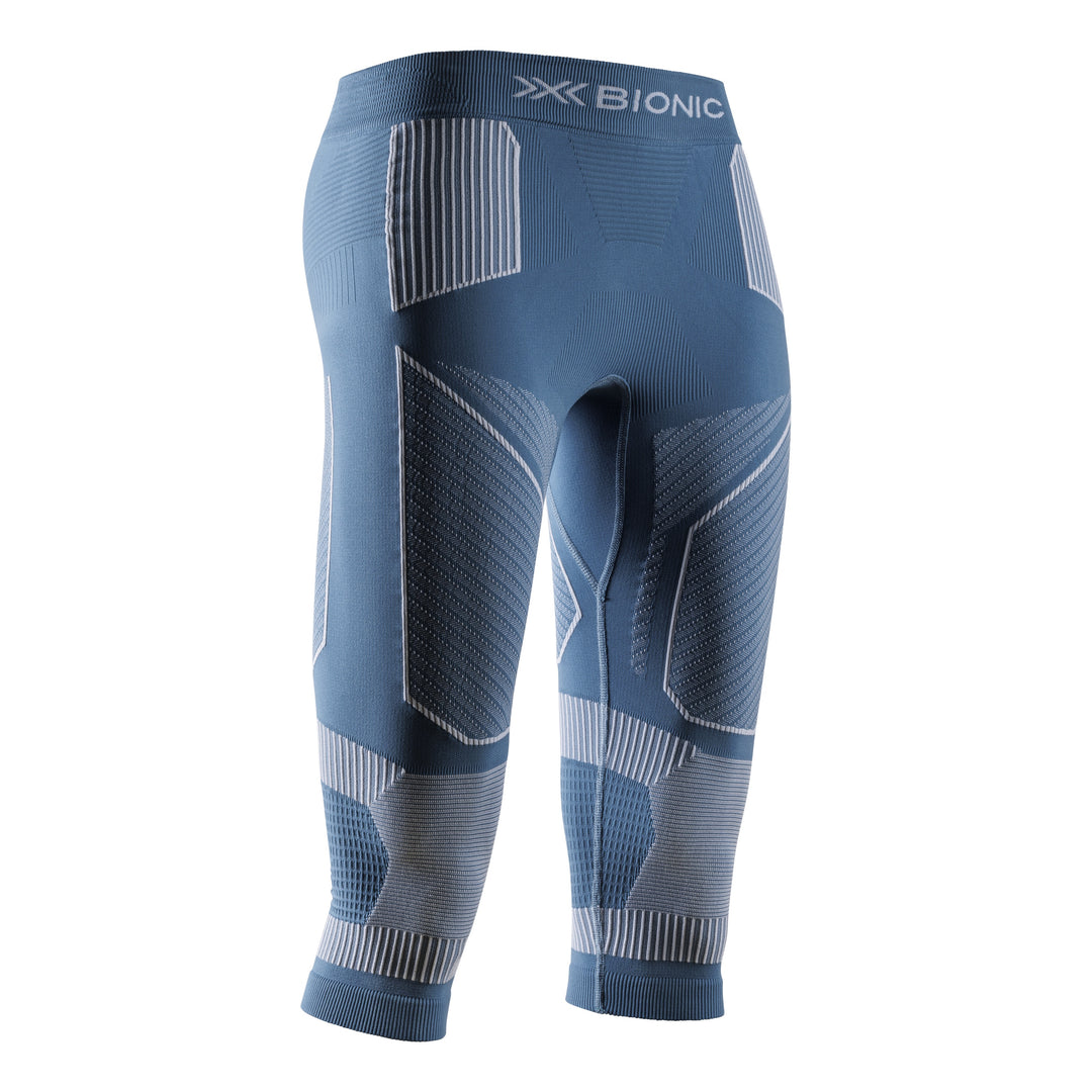 X-BIONIC Women Energy Accumulator Light Pants 3/4 mineral blau/arctic weiss