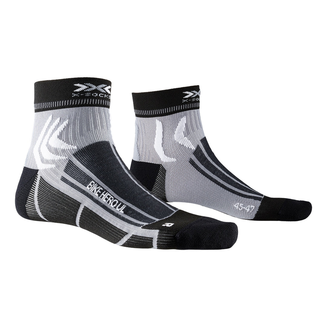 X-SOCKS Bike Hero UL opal black/dolomite grey