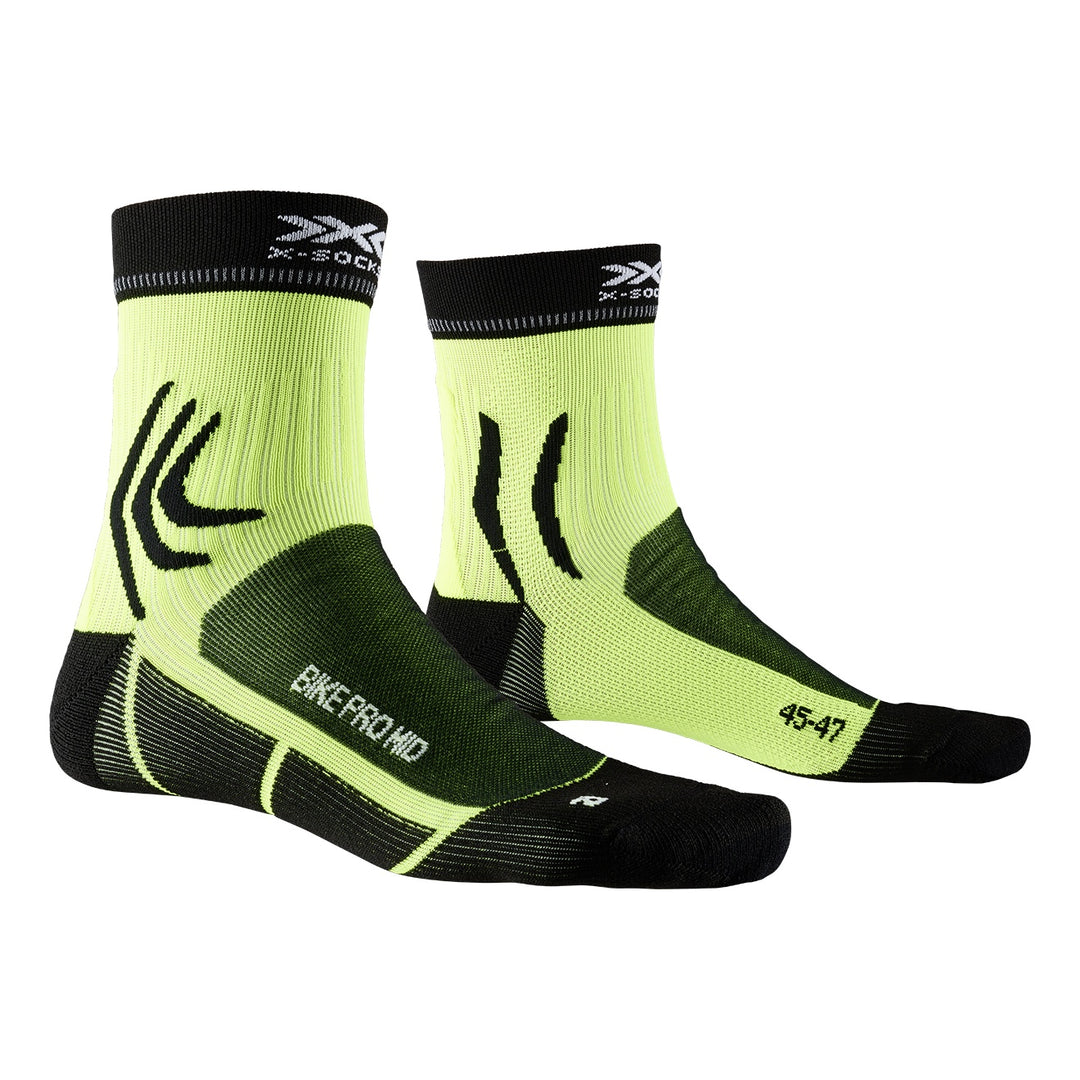 X-SOCKS Bike Pro mid opal black/phyton yellow