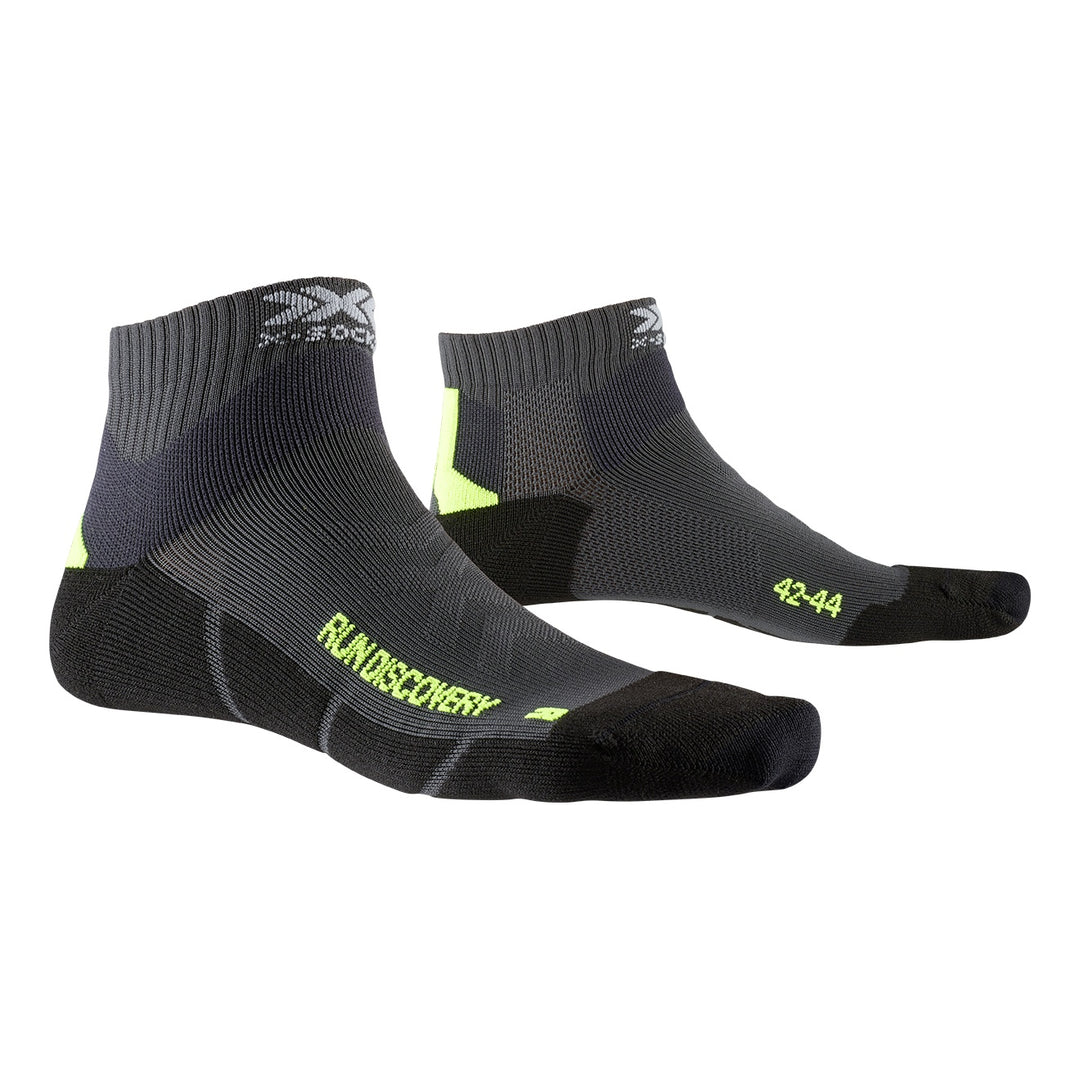 X-SOCKS Run Discovery charcoal/phyton yellow/black
