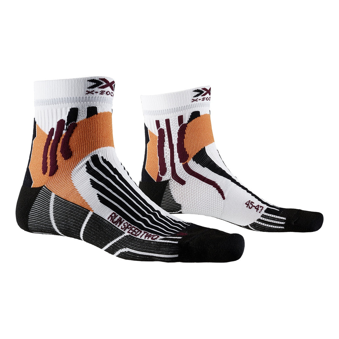 X-SOCKS Run Speed two arctic white/opal black