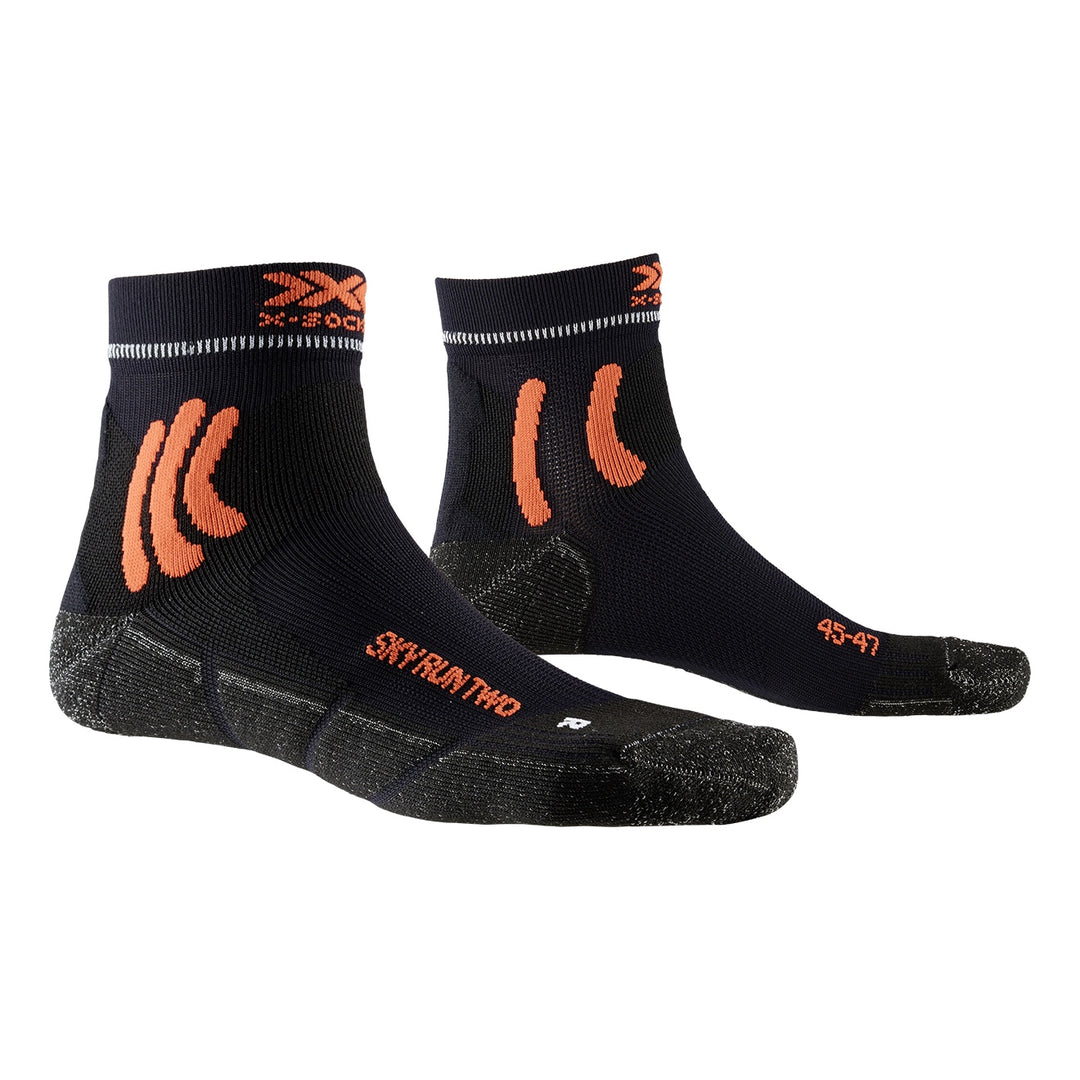 X-SOCKS Sky Run Two opal black/arctic white