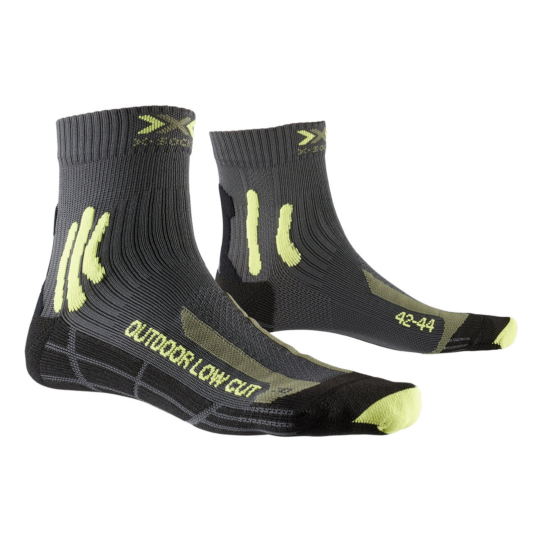 X-SOCKS Trek Outdoor low cut anthracite/lime 
