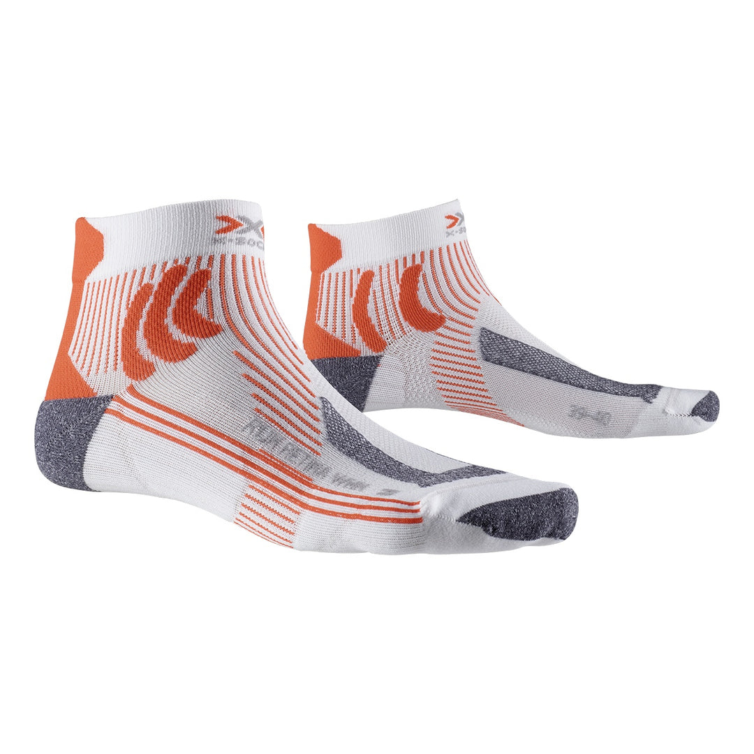 X-SOCKS Women Run Retina white/orange