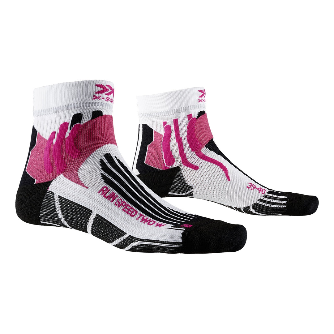 X-SOCKS Women Run Speed two arctic white/opal black