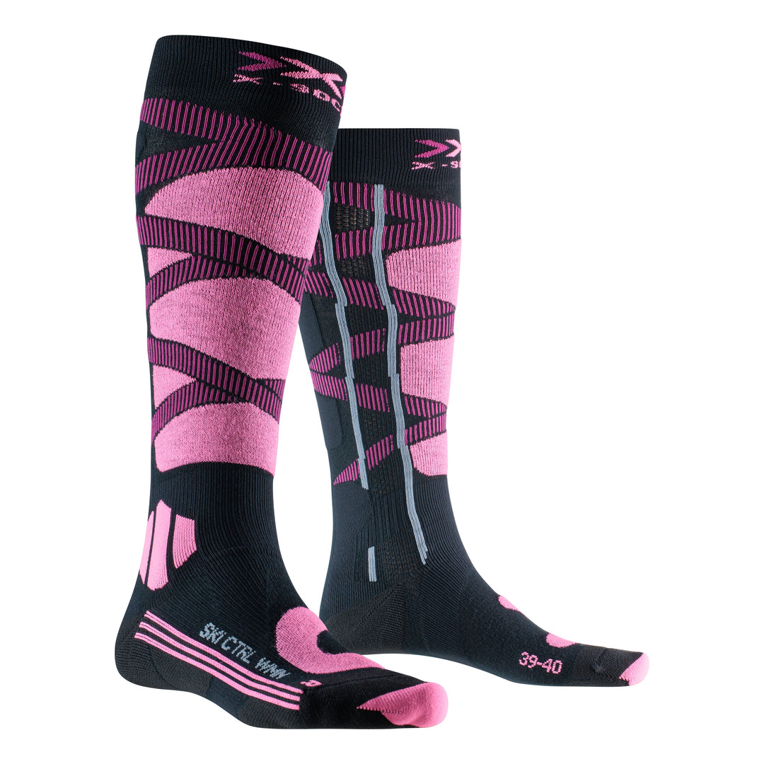 X-SOCKS Women Ski Control 4.0 opal black/magnolia purple 