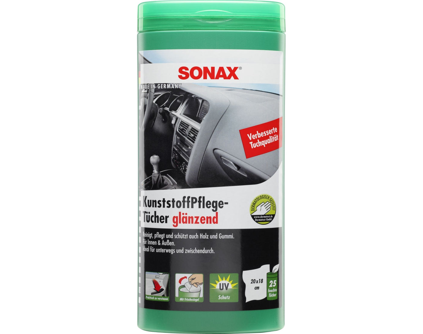 SONAX - KunststoffPflegeTücher glänzend - Garage/Velos-Motos Allemann