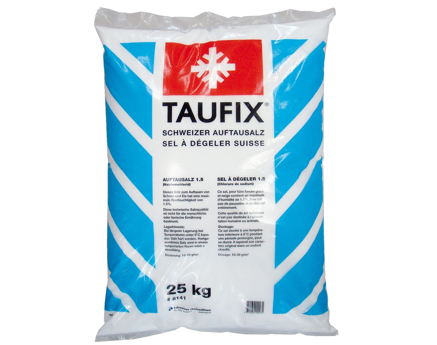 Taufix - Streusalz TAUFIX, Sack à 25 kg - Garage/Velos-Motos Allemann