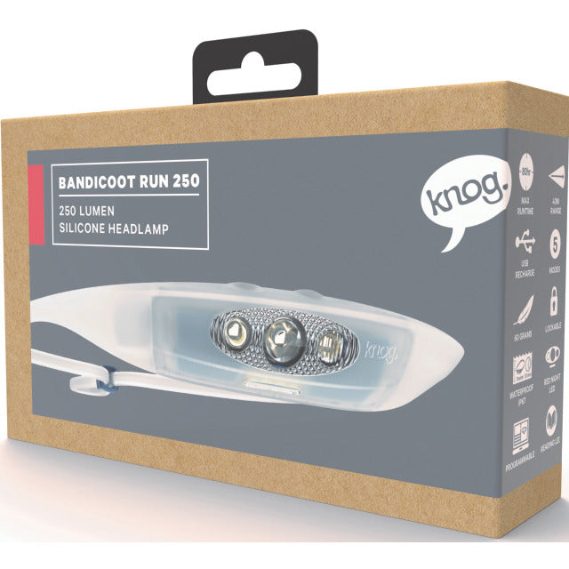 Knog - Stirnlampe Bandicoot Run 250 - Garage/Velos-Motos Allemann