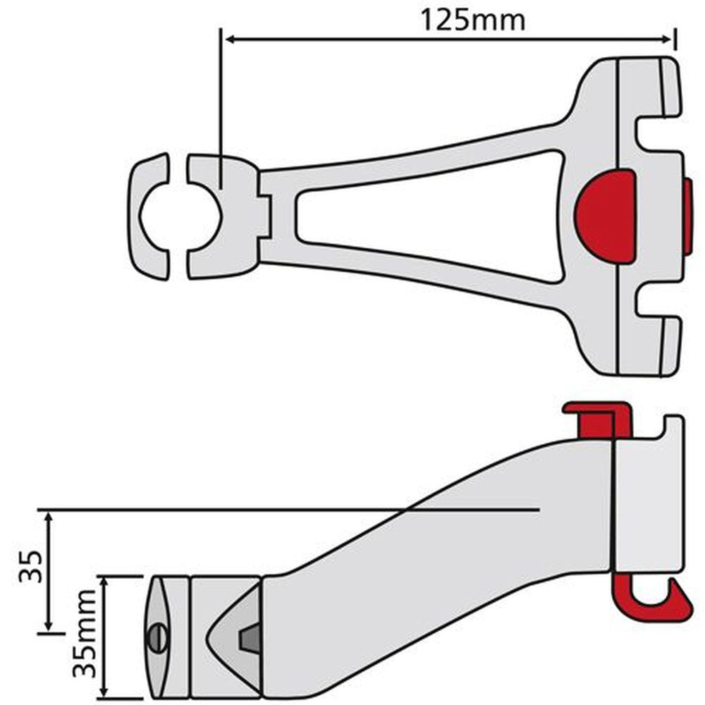 Klickfix - KlickFix Lenkeradapter für Vorbauschaft - Garage/Velos-Motos Allemann