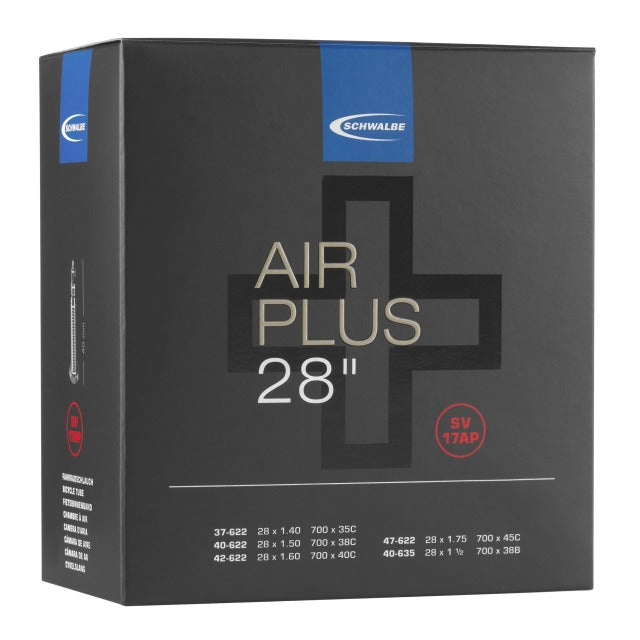  - Schlauch mit Prestaventil (SV) Air Plus 26" - Garage/Velos-Motos Allemann