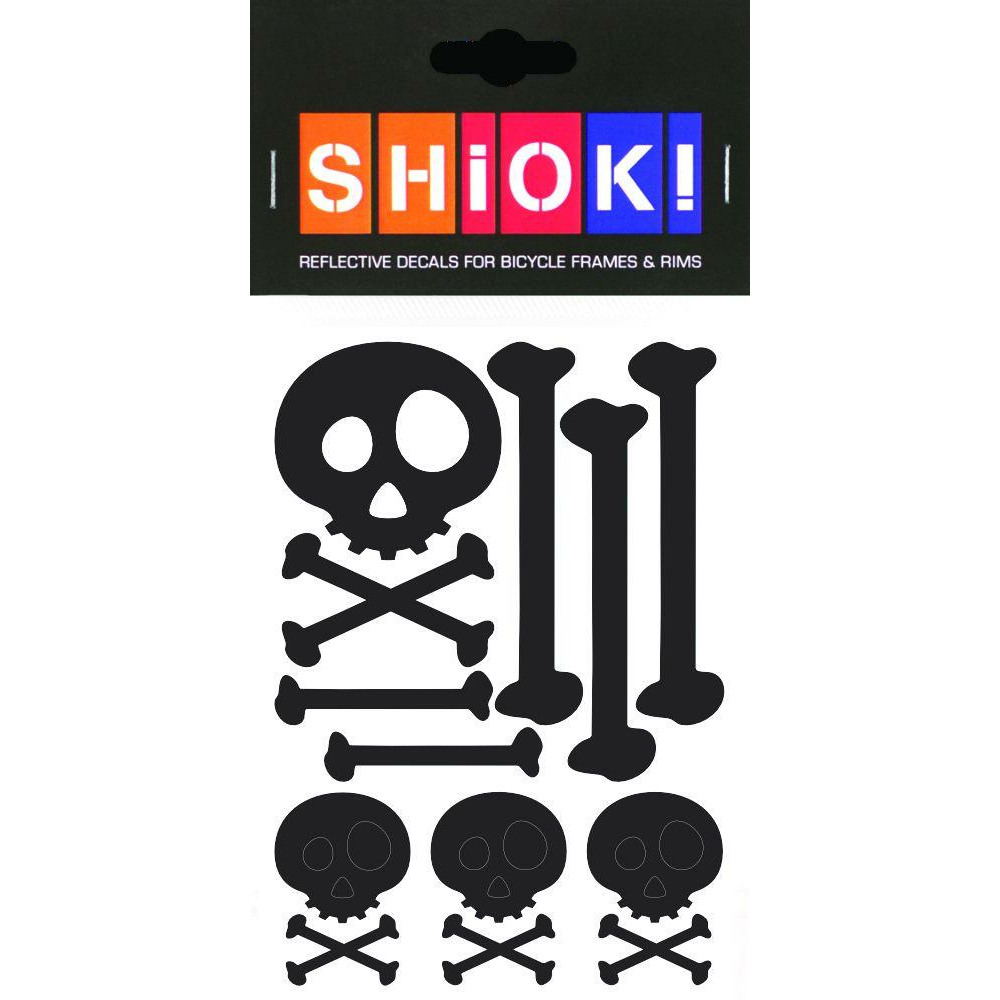 SHIOK! - Reflektor-Folienset Skull&Bones - Garage/Velos-Motos Allemann