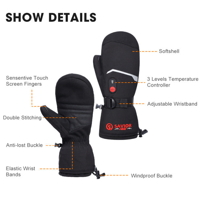 Beheizbarer Fausthandschuh Storm Wintersport