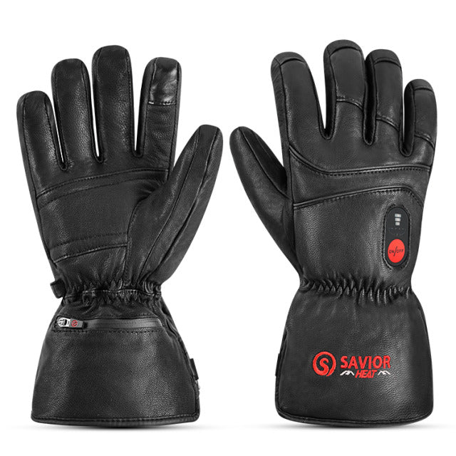 Beheizbarer Fingerhandschuh Polar Leder Unisex