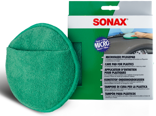 SONAX - Kunststoffpflege Pad, Microfaser - Garage/Velos-Motos Allemann