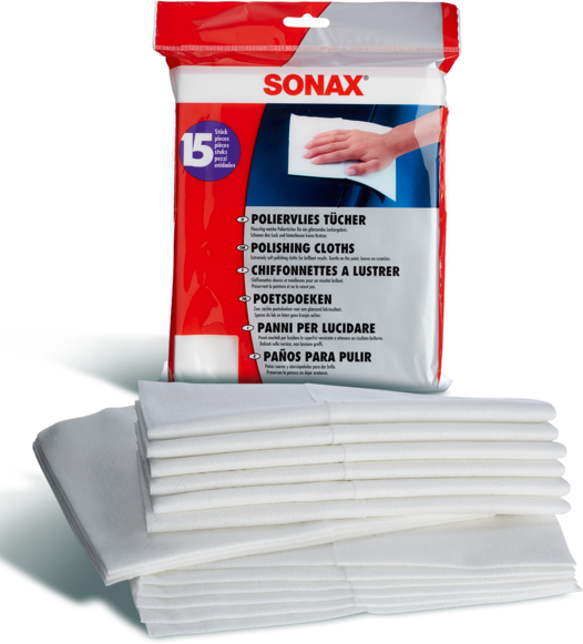 SONAX - Poliervlies, 15 Stück - Garage/Velos-Motos Allemann