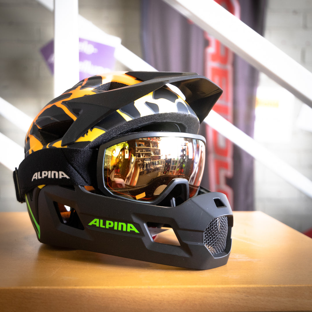 alpina fahrradhelme herren Alpina Rupi fadin-neon matt kaufen bei Garage/Velos-Motos Allemann