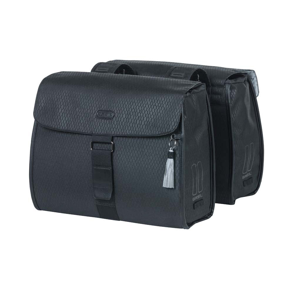 BASIL - Noir Double Bag - Garage/Velos-Motos Allemann