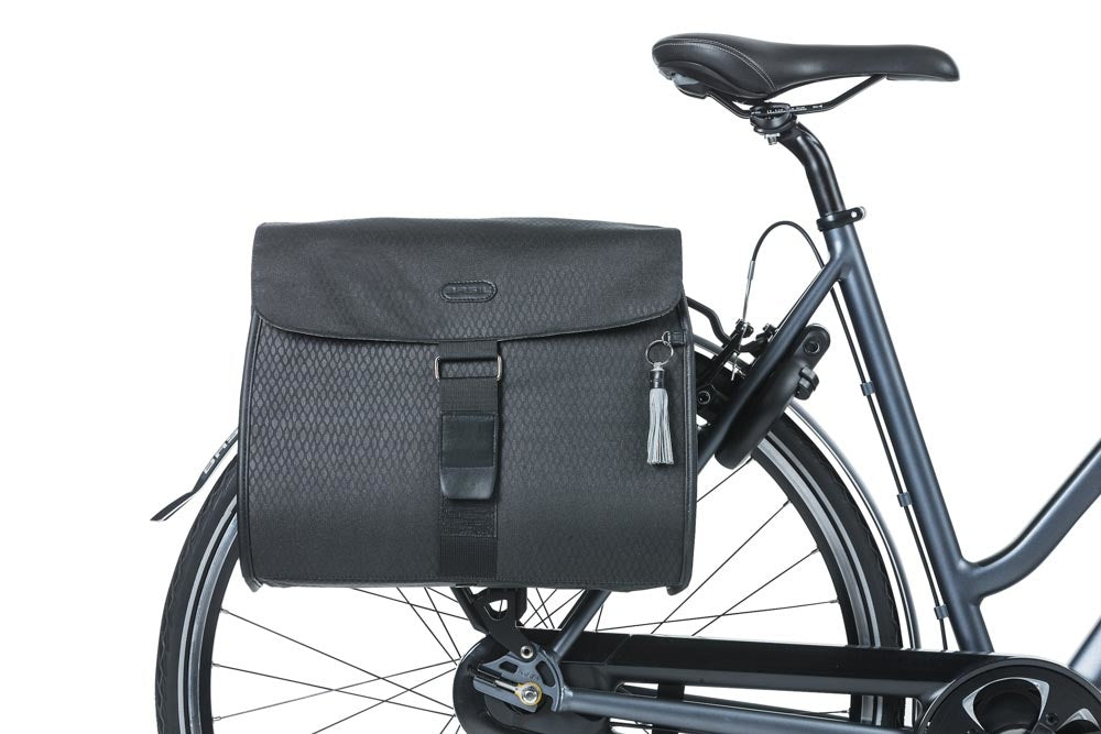 BASIL - Noir Double Bag - Garage/Velos-Motos Allemann