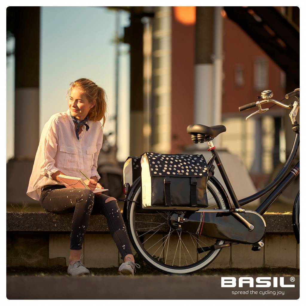 BASIL - Doppeltasche Urban Load DB wasserdicht - Garage/Velos-Motos Allemann