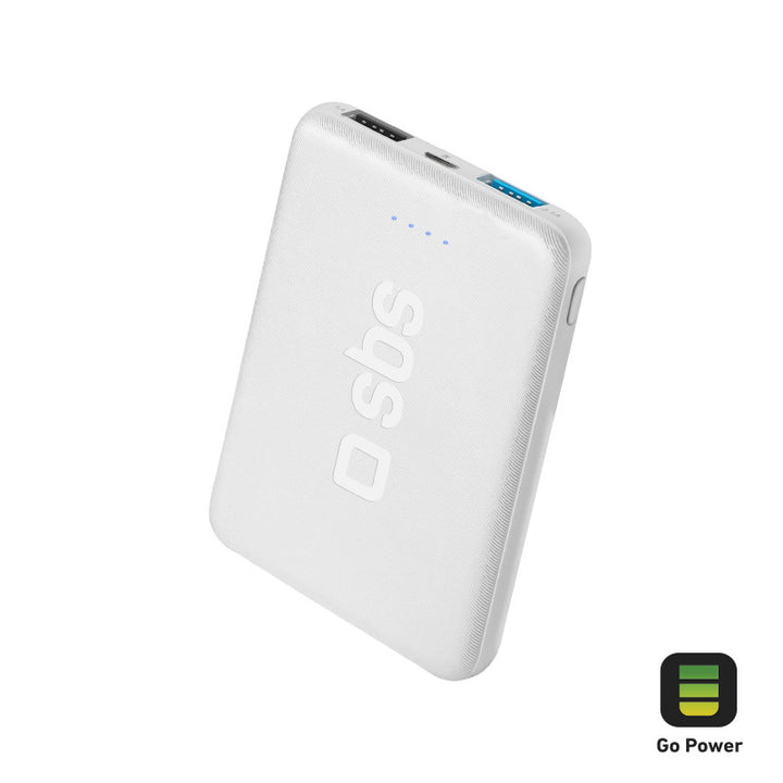 SBS - Pocket Power Bank 5000 mAh, Intelligent Charge, mit 1 Micro-USB - Garage/Velos-Motos Allemann